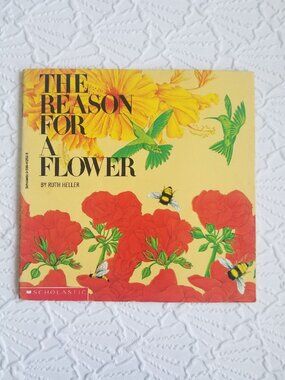 Vintage Children's Book The Reason For a Flower Ruth Heller Nature 1983